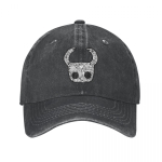 Hollow Knighti pesapallim&uuml;ts Vintage Distressed Denim Game Snapback M&uuml;ts Unisex v&auml;litreeninguteks Reguleeritav istuv m&uuml;ts One Size