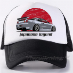 Kohandatud gtr logo Prindi v&otilde;rgust Trucker Cap Unisex Cap Casual tavaline pesapallim&uuml;ts Reguleeritav Snapback m&uuml;tsid naistele Meestele Trucker Cap Adjustable