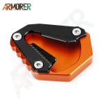 Motorcycle Accessories For KTM 1290 SAS Super Adventure S 1290 adv ADVENTURE 2022 Kickstand Side Stand Extension Plate 1290 LOGO Black1 black