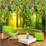 Rohelised puud 200 cm(W) x 140 cm(H)