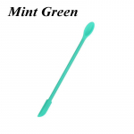 1 tk Creative Silicone Mini v&auml;ike terava otsaga kaabitsakomplekt pikendatud meigipudeli kaabitsa moos Kahe otsaga kaabitsa lusika kaabits punane