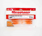 Megabassi pehme peibutis Hazedong Shad SW, 3 tolli selge oranž (1399)