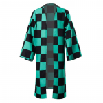 Deemonitapja Kimetsu No Yaiba Agatsuma Zenitsu Kamado Tanjirou Tomioka Giyuu Cosplay kost&uuml;&uuml;m XL roheline