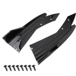 Auto tagumine p&otilde;rkeraua huule s&uuml;sinikkiust ABS universaalne kaitseriba spoiler k&uuml;ljeseelik kiust kriimustusvastane kaitse 2pcs black black