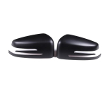 Auto k&uuml;ljeukse tahavaate peegli kaane katte trimm Mercedes Benz A CLA GLA GLK klass W176 W117 X156 X204 auto v&auml;lisk&uuml;ljele A W176 2013-2018-For Lef