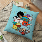Toca Life World padjap&uuml;&uuml;r Toca Boca padjap&uuml;&uuml;r kodutoolile Lastetoa pehme dekoratiivne padjap&uuml;&uuml;r 45*45cm 17