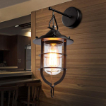 T&ouml;&ouml;stuslikus stiilis rauast loominguline isikup&auml;rastatud vintage maal&auml;hedane koridori s&ouml;&ouml;gitoa lamp Dekoratiivne vahek&auml;igu seinalamp