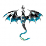 Vintage &otilde;list tilkuv lendav draakoni pross kivist multifilm emailiga looma kuju meeste naiste riided m&uuml;tsikott rev&auml;&auml;rin&otilde;el Moeehted kingitus