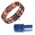 Magnetteraapia vasest k&auml;ev&otilde;rud meestele Magnetk&auml;ev&otilde;ru 3 rea neod&uuml;&uuml;mmagnetitega Reguleeritava pikkusega k&auml;ev&otilde;ru Artriidi valu leevendav