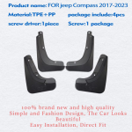 2017-2023 For jeep Compass Mudguard Fender Mud Flap Guards Splash Mudflaps Car Accessories Mudguards Front Rear compass