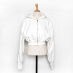 Korea &scaron;ikk t&otilde;mblukuga kapuuts, naiste mood Kpop, vabaaja, k&auml;rbitud kapuutsiga dressipluusid &otilde;hukesed pikkade varrukatega Y2k t&auml;navar&otilde;ivad S valge