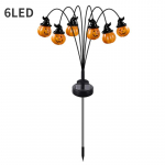 P&auml;ikeseenergia &otilde;ues naljakas k&otilde;rvitsa maastikulamp Halloweeni aed muru maapind sisestuslamp sise&otilde;ue tee T&auml;navalambi p&uuml;hadevalgustus 6LED 1PC