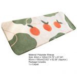 Lehtede t&auml;htede printimine Paks pehme vaip P&otilde;randamatt Vaip padi Magamistoa kaunistus 40*120cm 7