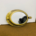 Antiikne illuminaator raske kanaliga paadi illuminaator aken laeva &uuml;mmargune peegelsein kodu dekoratiivne vannituba, kasulik illuminaator 40,64 cm