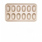 Mini koogipann Madeleine alus/vorm/vorm Madeleine Nonstic k&uuml;psisepannid k&uuml;psetusplaat Mini koogivorm/vormimisvormi metallist k&uuml;psisepann kuld
