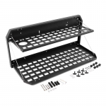 Auto tagaluugi kokkupandav hoiulaud Kandur Riiul Jeep Wrangler JK jaoks Wrangler JL 2007-2023 jaoks Metallist autotarvikud A