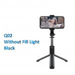 Juhtmeta Bluetoothiga &uuml;hilduv Selfie Stick kokkupandav mini statiivi katiku kaugjuhtimispult iOS Androidile White(NO Fill Light )