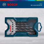 Bosch 7 in 1 mini puidut&ouml;&ouml;tlemise puur, 7 tk Boschi professionaalne tarvikute puuritera komplekt 3-10 mm Sobib okaspuu lehtpuu jaoks