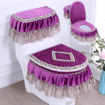 3tk/komplekt, pitstikandid, eemaldatav WC-poti kate, tolmukindel pehme WC-istme r&otilde;ngas padi kodukaunistus tualettruumi kate 3pcs