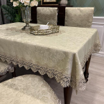 Laudlina ristk&uuml;lik Luksuslik tikandid pitsist &uuml;mmargune lauakate Lill Elegantne &otilde;&otilde;neslaud S&ouml;&ouml;giriidest laualipp k&auml;ter&auml;tikud 140X200cm