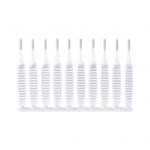 20 tk puhastusharjad Pehmete harjastega libisemisvastase k&auml;epidemega plastikust spiraaldisain Multifunktsionaalne du&scaron;ipeaga s&uuml;vendushari &uuml;hiselamu jaoks valge