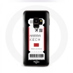 &Uuml;mbris Samsung galaxy S9 lennukipiletile Marrakech Maroko