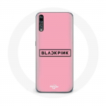 Coque pour Huawei P20 Blackpink Groupe de K-pop Logo Fond Rose