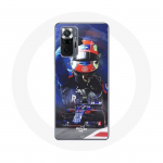 Coque pour Xiaomi Redmi Note 10 Pro Formule 1 Pierre Gasly Pilote automobile F1 Rouge Bleu