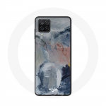 &Uuml;mbris Samsung Galaxy A22 4G Halli abstraktse tekstuuriga taustaga