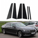 Auto samba postide vormimiskatte kaunistus BMW 7. seeria G11 G12 730i 730Li 740i 2016-2022 aknaviimistluse BC veeru kleebised