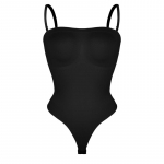 Naiste &otilde;mblusteta kehakujundaja Seksikas &otilde;lapaeladeta kehaosa stringidega Toru-top v&ouml;&ouml;koha treener Kujundav pesu Kehakujundaja S must