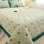 Talvine voodikate, paksendatud piimafliis, libisemisvastane lamineeritud puuvillane voodilina Four Seasons universaalne voodipesu matt voodikate 150x230cm 1pc