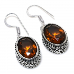 Looduslik mee topaas v&auml;&auml;riskivi k&auml;sitsi valmistatud 925 sterlingh&otilde;be k&otilde;rvar&otilde;ngas 1.42 j7C34