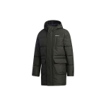 Adidas Neo Talvine Puhverparka Keskmise Pikkusega Spordijakk Kapuutsiga Meeste &Uuml;ler&otilde;ivad Maapruun GJ8779 M
