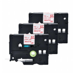 Kangas triigitav sildilint &Uuml;hilduv Brother P puutetundlik etikett Printer 12mm*3m punane valgel TZe-FA232 silt R&otilde;ivasildi valmistaja jaoks red on white