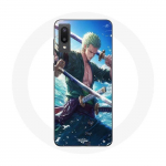 Coque Samsung Galaxy A02 One Piece Roronoa Zoro ep&eacute;e manga anime