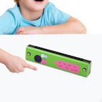 16 auguga Harmonica Kids multikas kaasaskantav suuelund m&auml;nguperele roheline
