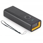 Bisofice 1D2D V&ouml;&ouml;tkoodiskanner 2.4G JuhtmevabaBTUSB Juhtmega &Uuml;hendus Mini V&ouml;&ouml;tkoodilugeja Tugi 0 must