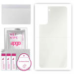 apgo MATTE Protective Skin Sticker for the back compatible with Samsung Galaxy S21 Plus 5G, Wrap Film, Hydrogel Film, Flexible, Soft TPU with position