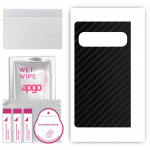 apgo Protective Skin Sticker for the back compatible with Google Pixel Fold, Wrap Film, Foil, Vinyl - Pattern Carbon Black