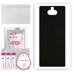 apgo Protective Skin Sticker for the back compatible with Sony Xperia 10, Wrap Film, Foil, Vinyl - Pattern Matrix