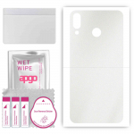 apgo Protective Skin Sticker for the back compatible with Asus Zenfone Max (M1) ZB556KL, Wrap Film, Foil, Vinyl - Pattern Matte Transparent