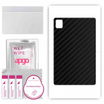 apgo Protective Skin Sticker for the back compatible with Vivo Pad, Wrap Film, Foil, Vinyl - Pattern Carbon Black