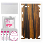 apgo Protective Skin Sticker for the back+sides compatible with Apple iPhone 6s, Full Wrap Film, Foil, Vinyl - Pattern Tigerwood