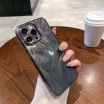 Luksuslik kullatud sulgedega lasertelefoni &uuml;mbris iPhone'ile 15 14 13 11 12Pro Max Colorful Gradient p&otilde;rutuskindel kaitsev tagakaas For iPhone 11Pro