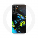 Coque pour Samsung Galaxy S22 Valentino Rossi Pilote de course Moto GP