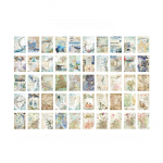 100 lehte suures suuruses vintage scrapbookingi dekoratiivmaterjalid, paberid, taustpaber ajakirja p&auml;eviku jaoks, k&auml;sit&ouml;&ouml; retro kirjatarbed