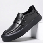 Loafers Meeste S&uuml;gis Uus Slip-on Driving Ehtsast nahast Pehme tallaga mattnahast jalan&otilde;ud Mustad Ametlik Business Peas Kingad 44
