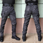 Meeste al Joggers Ripstop Cargo p&uuml;ksid T&ouml;&ouml;riided Matkajahip&uuml;ksid Meeste t&auml;navariided S must