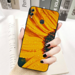 Suvine Sunflower telefoni&uuml;mbris Huawei Honor 10 i 8X C 5A 20 9 10 30 lite pro Voew 10 20 V30 jaoks Honor 7A 2GB
